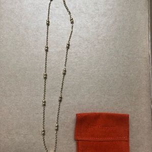 Hey harper gold water friendly necklace with pouch